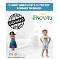 thumbnail image 2 of Disney Encanto Mirabel Little Girls T-Shirt and Shorts Outfit Set Toddler to Big Kid, 2 of 5