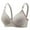 Silver, variant on Women's Bras Wireless Under $5 Embroidery Back Buckle Thin Style Ventilate Bra Without Steel Rim