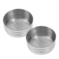 thumbnail image 2 of Tapa de coctelera antifugas, cubiertas de coctelera de acero inoxidable, suministros de taza coctelera, 2 uds., 2 of 4