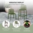 thumbnail image 5 of WestinTrends Playa 3-Piece Patio Adjustable Bar Table with Stackable Patio Bar Stools, Olive Green, 5 of 15