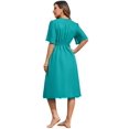 thumbnail image 3 of Ekouaer Cover Up for Women Swimwear Sexy Open Front Kimono Bathing Suit Cover Up Slim Fit Swimsuit, 3 of 6
