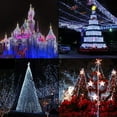thumbnail image 5 of Huiyi Solar Christmas Light String, 100M 1000 LED Outdoor Light String 8 Modes Waterproof Solar String Lights for Trees Patio Fence Party Christmas Decor, 5 of 9