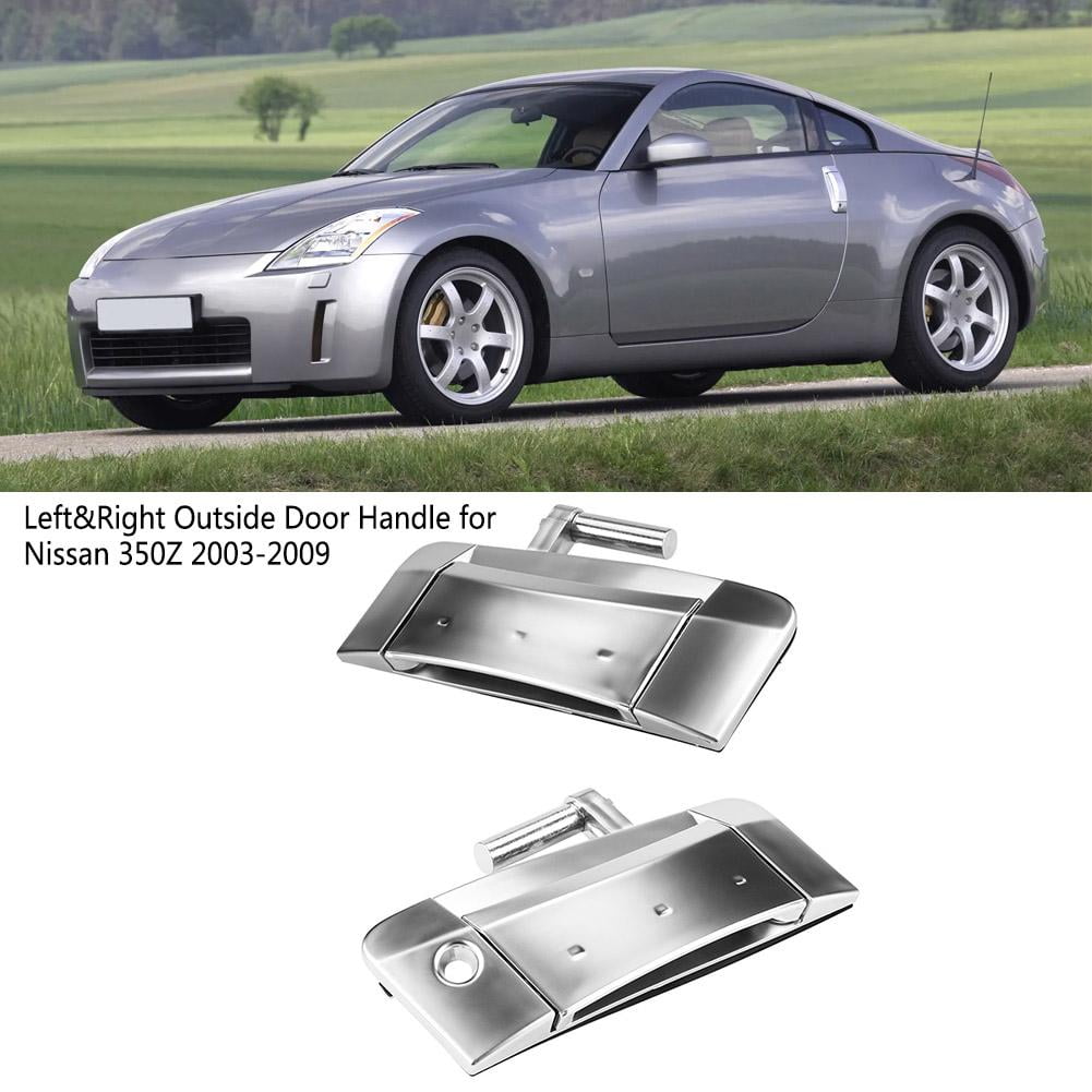 For 2003-2009 Nissan 350Z Left/Driver Outside Exterior Outer Silver Door Handle