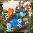 thumbnail image 4 of Juego de decoración para tartas con diseño de dinosaurio Zafena, 17 piezas, con letrero de feliz cumpleaños, 4 of 6