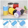 thumbnail image 4 of Uxcell 1/4" Double Fold Bias Tape Polyester Continuous Bulk Bias Tape for Sewing Seaming Light Blue 55 Yards, 4 of 6