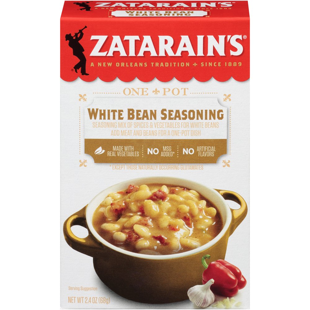 Zatarain's White Bean Seasoning Mix, 2.4 oz