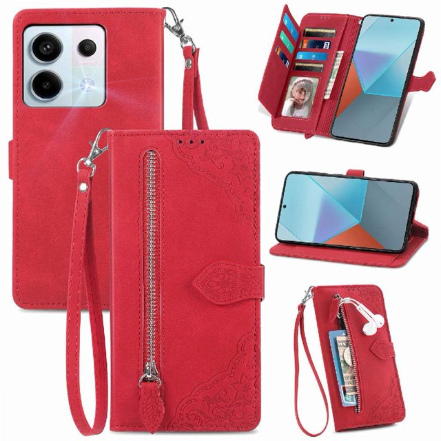 Funda billetera anti-golpes para GANGXUN Xiaomi Redmi Note 13 Pro 5G , ideal para día a día y trabajo