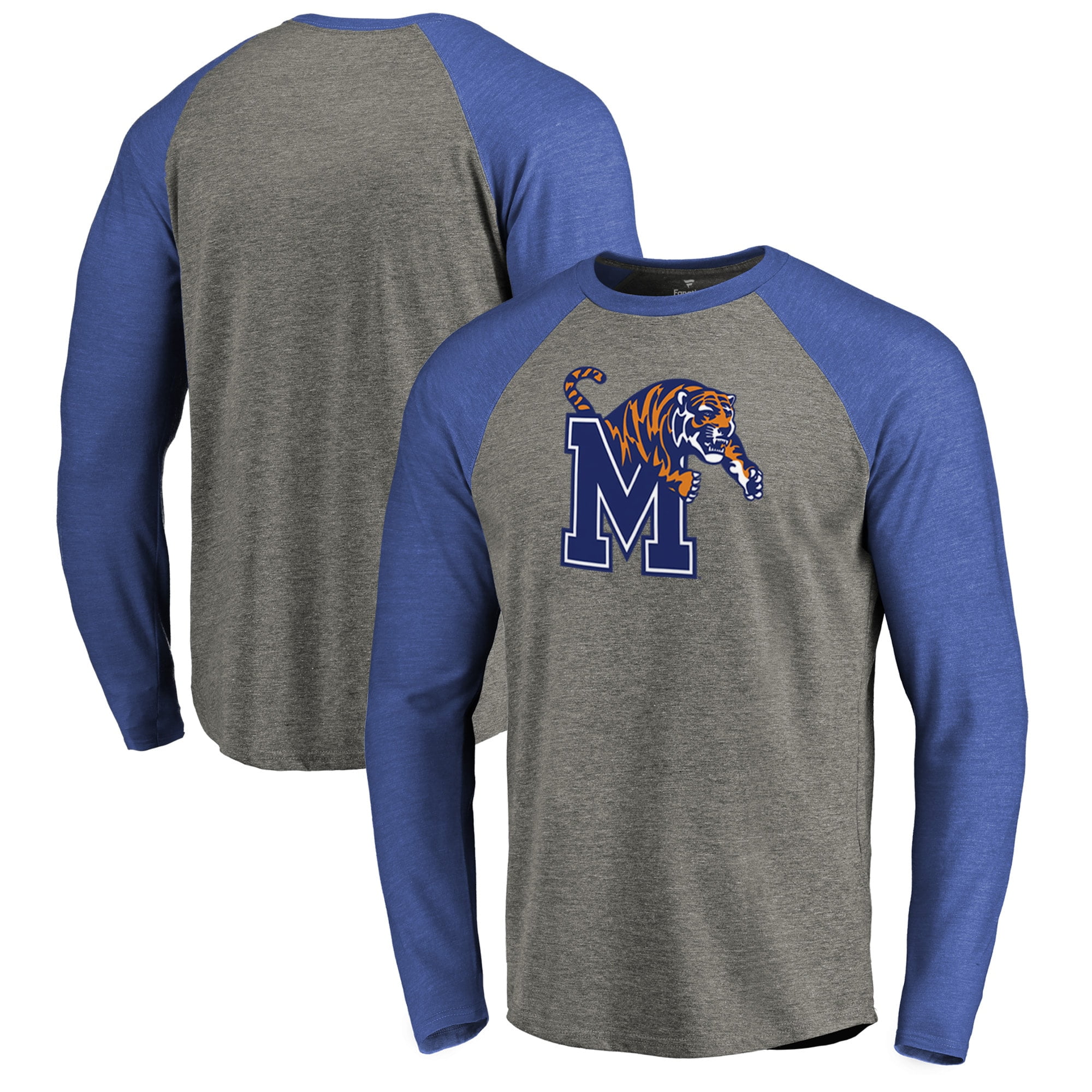 Fanatics Memphis Tigers Fanatics Branded Primary Logo Long Sleeve Tri