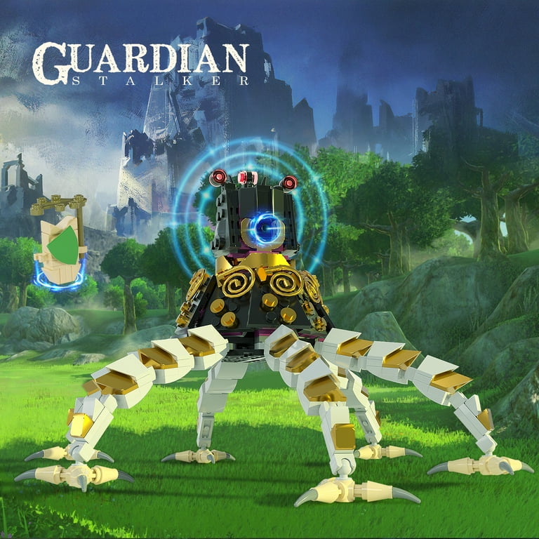 Guardian Building Kit BOTW Hyrule Guardian and Korok Action