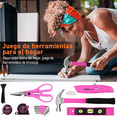 thumbnail image 3 of Juego De Herramientas Mecánicas Para Mujer 207 Piezas, Rosa con Negro, 3 of 5