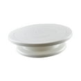 thumbnail image 2 of Cake Turntable Rotation Platform Silent Bearing Easy to Clean Cake Display Round White, 2 of 8