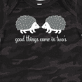 thumbnail image 4 of Inktastic Twin Hedgehogs Baby Boys or Girls Baby Bodysuit, 4 of 5