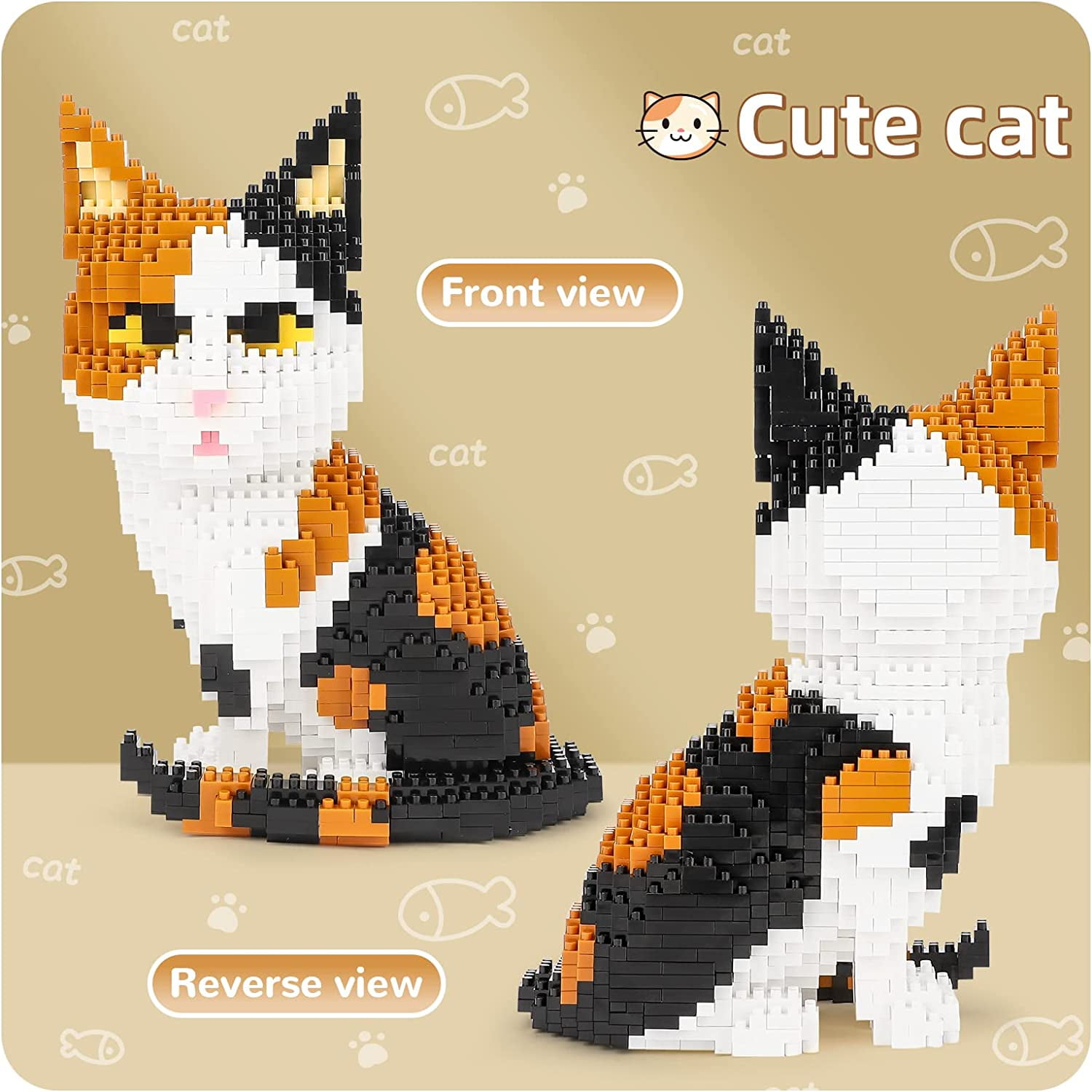 NICKSUN Cartoon Cat Building Blocks for Kids, Mini Australia | Ubuy