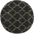thumbnail image 2 of Nourison Amore Moroccan Charcoal 3'11" x ROUND Area Rug, (4 Round), 2 of 6