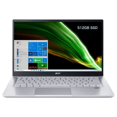 Acer Swift 3 14" IPS FHD Thin and Light Laptop, Intel 4-Core i5-1135G7, Iris Xe Graphics, 8GB RAM 512GB SSD, WiFi 6, HDMI, Type-C, Backlit Keyboard, Fingerprint, Windows 11 Home (SF314-511-51A3)