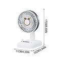 thumbnail image 4 of Portable Fan USB Rechargeable Desktop Mini Fan Portable Small Cooling Fan for Dorm Students Office Travel Outdoor Use, 4 of 7