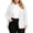 White, variant on yillto Plus Size Womens Blazer Jacket Casual Work Office Long Sleeve Button Front Cardigan Suit Jackets