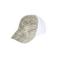 thumbnail image 1 of Gold/Plastic Pearl Beaded Baseball Cap - White, 1 of 1
