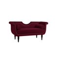thumbnail image 4 of Luna Tapissée Loveseat Bourgogne, 4 of 10