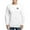 White, variant on - Alpine Hike Long Sleeve Sm Logo T Shirt - Unisex Cotton Long Sleeve T-Shirt