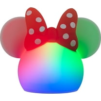 Disney Color Changing Minnie Mouse LED Tabletop Lamp, Dimmable, USB or Battery Powered, 66945