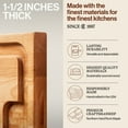 thumbnail image 3 of John Boos Au Jus Maple Cutting Board with Groove and Well and Hand Grips, 20 by 15-Inch, 3 of 9