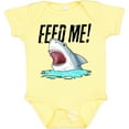 thumbnail image 3 of Inktastic Feed Me with Shark Head Boys or Girls Baby Bodysuit, 3 of 5