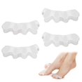 thumbnail image 1 of 2 pares de separadores de dedos de gel de silicona para todos los separadores de dedos de los pies, separadores de dedos de corrección. Afortunado Sencillez, 1 of 5