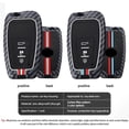 thumbnail image 3 of Key Fob Cover Compatible with Toyota 2017-2025 Keychain Case Holder Protector, 3 of 9