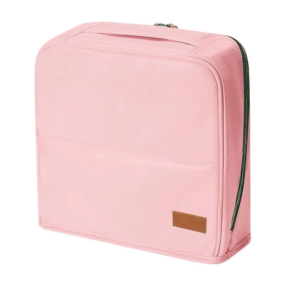 Large Capacity Leather And Stationery Organizer Multipurpose Travel Toiletry Cosmetic Bag for Daily Use