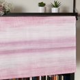 thumbnail image 5 of Valances for Windows, Pink Ombre Light Filtering Window Treatment Valances for Living Room/Bedroom/Bathroom Windows, Modern Gradient Abstract Art 54"x 18" Rod Pocket Kitchen Curtains, 5 of 9