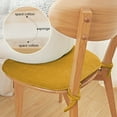 thumbnail image 6 of Generic Chair Cushion with Ties for Dining Chair Cover - No Slip Kitchen Chair Pad and Dining Room Seat Cushion with Machine Washable Cover - Plush Seat Cushion, 6 of 6