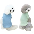 thumbnail image 1 of Camisetas de algodón para perros, ropa de verano para perros pequeños, paquete de 2, ropa para cachorros y gatos, XL, 1 of 7