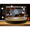 thumbnail image 3 of Kyrgyzstan 3D Engraved Crystal 3D Engraved Crystal Keepsake/Gift/Decor/Collectible/Souvenir, 3 of 7