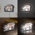 thumbnail image 2 of Cow 3D Novelty Light Box, Smart Farm Decor, Rustic Wall Art Sign, Ideal for Farmers And Kids (Height 24 inch, 60cm), 2 of 9