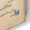 thumbnail image 2 of Epic Art 'Beer Stein Blueprint Patent Parchment,' Acrylic Glass Wall Art, 24"x36", 2 of 3