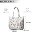 thumbnail image 2 of Boho Artistic Flower Print Duffel Floral Weekender Bag, Lightweight, , Adjustable Shoulder Strap, 2 of 5
