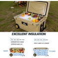 thumbnail image 3 of Ultra-Tough 65 Quart Hard Shell Cooler, Insulated Ice Chest with 6-Day Ice Retention, Heavy-Duty Cooler for Camping, Fishing, Tailgating, Beach & Job Site, 3 of 9