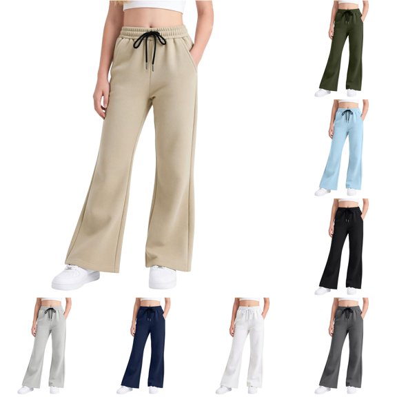 Girls Pants Flared Sweatpants Joggers Pants Preppy Clothes for Girls 5 16 Years Big Clothes Girls Kids Snakeskin Leggings Pants for Girls Girls Softball Belt Youth Dark Pants Boys Long Pants