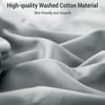 thumbnail image 4 of Washed Cotton Liner Envelope Thermal Sleeping Bag Hooded Waterproof Sleeping Bag for Camping, 4 of 6