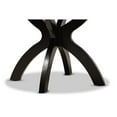 thumbnail image 4 of Tilde Modern and Contemporary Dark Brown Finished 35-Inch-Wide Round Wood Dining Table, 4 of 5