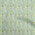 thumbnail image 1 of oneOone Polyester Spandex Light Green Fabric Leaves Quilting Supplies Print Sewing Fabric By The Yard 56 Inch Wide, 1 of 5