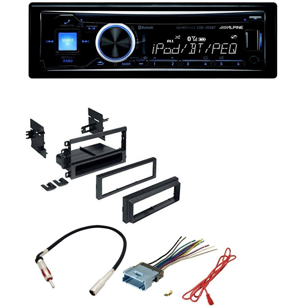 Car Radio Stereo Dash Kit Harness Antenna for GM GMC Chevy Cadillac