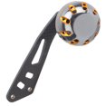 thumbnail image 4 of Mango de carrete de pesca de carbono, perilla, brazo basculante, piezas de accesorios de pesca para Baitcasting (oro rutenio), 4 of 14