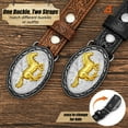 thumbnail image 3 of SUOSDEY Boys Western Leather Belts for Girls,Kids Embossed Belts for Jeans Christmas Gifts, 3 of 8