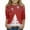 White, variant on Grblisyd Christmas Gifts, Christmas Shirts for Girls 3/4 Sleeve Casual Graphic Shirts Cute Shiny Xmas Tree Print T Shirts Crewneck Holiday Tops Vermilion 9-10 Y