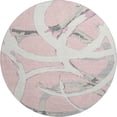 thumbnail image 2 of Addison Rugs Mayfield Premium Machine Washable Transitional Circles Pink Round Rug, 8' x 8', 2 of 5