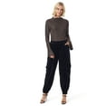 thumbnail image 2 of Jessica Simpson Women's and Women's Plus Size Crushed Velvet Cargo Pants, Sizes XS-4X, 2 of 4