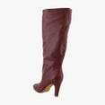 thumbnail image 3 of Steve Madden Rizk Women's Boots Burgundy Leather Size 10 M, 3 of 8