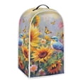 thumbnail image 2 of HELLHERO Butterfly and Sunflower Pattern Kitchen Blender Dust Cover 1pc Blender Covers Polyester Oil Proof for Kitchen Counter There is only one dust cover, 2 of 5